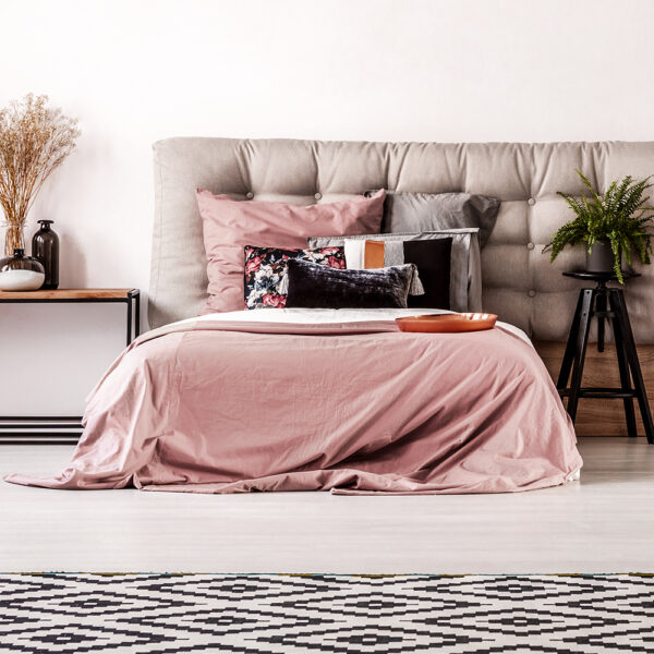 Pink Double Bed