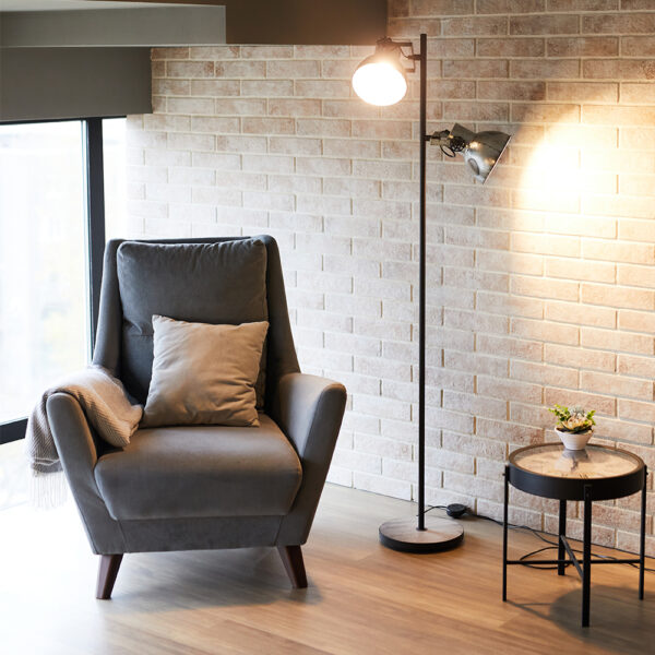 Gray Comfy Armchair